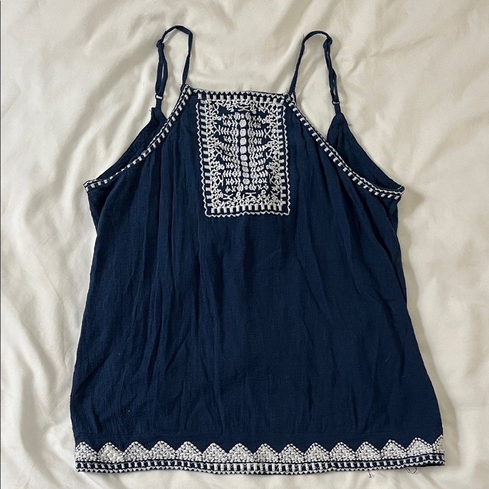 Mango Embroidered Women's Tank Top